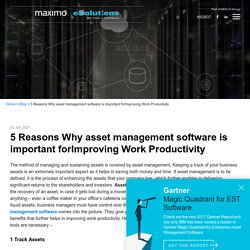 Importance of Asset Management Software