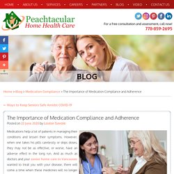 The Importance of Medication Compliance and Adherence