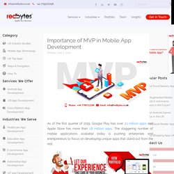 Importance of MVP in Mobile App Development