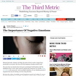 The Importance Of Negative Emotions