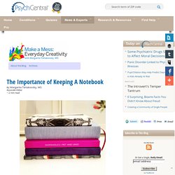 The Importance of Keeping A Notebook