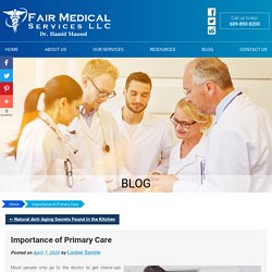 Importance of Primary Care