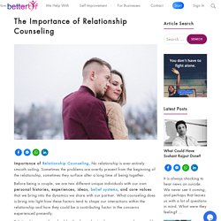 Know Importance of Relationship Counseling