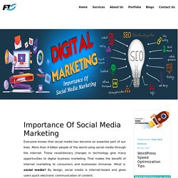 Importance Of Social Media Marketing