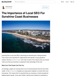 The Importance of Local SEO For Sunshine Coast Businesses