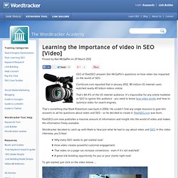 Learning the importance of video in SEO [Video]