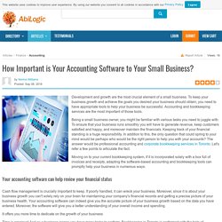 How Important is Your Accounting Software to Your Small Business?