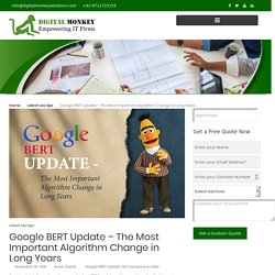 Google BERT Update – The Most Important Algorithm Change in Long Years