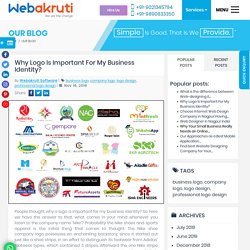 Why Logo Is Important For My Business Identity? - Webakruti