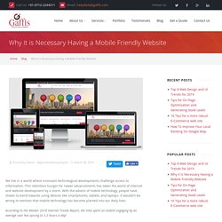 What are the important factors of having mobile friendly website?