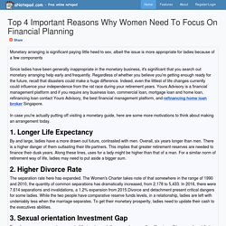 Top 4 Important Reasons Why Women Need To Focus On Financial Planning