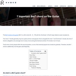 7 Important Bm7 chord on the Guitar - instroreview.com