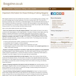 Information on ibogaine treatment