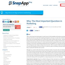 Why: The Most Important Question in Marketing – SnapApp Blog