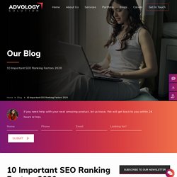 10 Important SEO Ranking Factors 2020