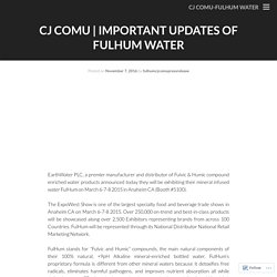 Important Updates of Fulhum Water