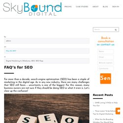 Important SEO Faq's For Your Online Business In 2017