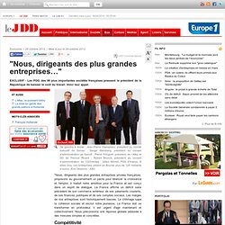Exclusif JDD - L'appel des PDG des 98 plus importantes sociétés françaises