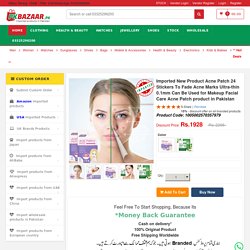 Imported makeup product new product acne patch 24 stickers to in Pakistan
