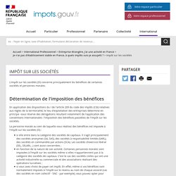 Impôt sur les sociétés