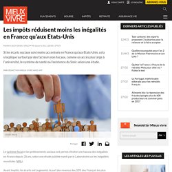 Les impôts réduisent moins les inégalités en France qu'aux Etats-Unis