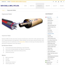 Impression Roller, Printing Roller Manufacturer, Exporter, Supplier