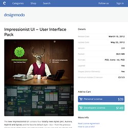 Impressionist UI - User Interface Pack