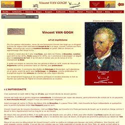 L'Impressionnisme - Biographie de Vincent VAN GOGH