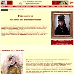 L'Impressionnisme - Les femmes peintres impressionnistes