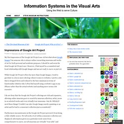 Information Systems in the Visual Arts