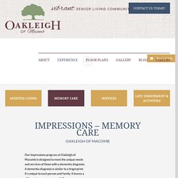 Impressions Memory Care - Oakleigh Macomb Senior Living Community