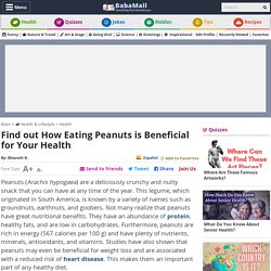 5 Impressive Health Benefits of Peanuts