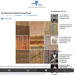 50 Impressive Details Using Wood