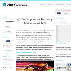 50 Most Impressive Photoshop Tutorials of 2011