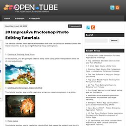 20 Impressive Photoshop Photo Editing Tutorials