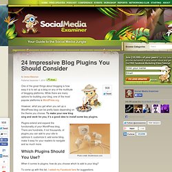 24 Impressive Blog Plugins You Should Consider