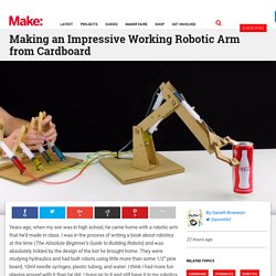 Making an Impressive Working Robotic Arm from Cardboard