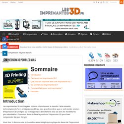 Imprimante 3D et impression 3D pour les nuls