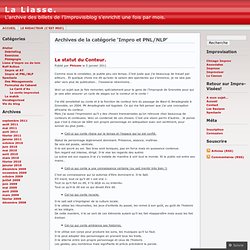 Impro et PNL/NLP « La Liasse.
