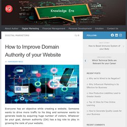 How to Improve Domain Authority of your Site