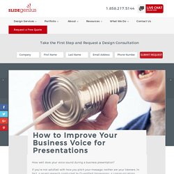 How to Improve Your Business Voice for Presentations