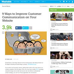 9 Ways to Improve Customer Communication on Your Website