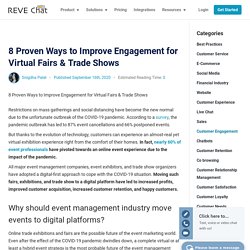 8 Proven Ways to Improve Engagement for Virtual Fairs & Trade Shows