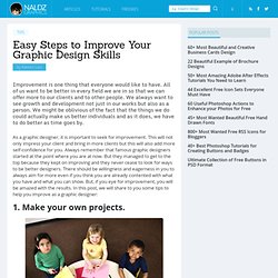 Easy Steps to Improve Your Graphic Design Skills