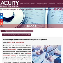 How to Improve Healthcare Revenue Cycle Management