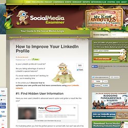 How to Improve Your LinkedIn Profile