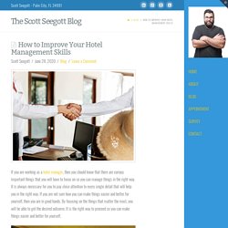 How to Improve Your Hotel Management Skills