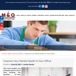 Improve Your Mental Health in Your Office