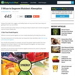 5 Ways to Improve Nutrient Absorption