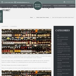 Improve Your Online Liquor Store Canada